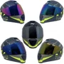 Capacete Fechado Norisk Razor Full Preto Amarelo Fosco