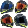 Capacete Fechado Norisk Razor Full Preto Amarelo Fosco