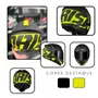 Capacete Fechado Norisk Razor Full Preto Amarelo Fosco