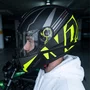 Capacete Fechado Norisk Razor Full Preto Amarelo Fosco Premium