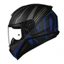 Capacete Fechado Norisk Razor Full Preto Azul Fosco