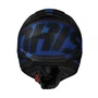 Capacete Fechado Norisk Razor Full Preto Azul Fosco