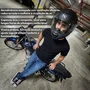 Capacete Fechado Norisk Razor Full Preto Azul Fosco