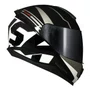 Capacete Fechado Norisk Razor Full Preto Branco