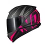 Capacete Fechado Norisk Razor Full Preto Rosa Fosco