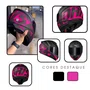 Capacete Fechado Norisk Razor Full Preto Rosa Fosco