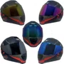 Capacete Fechado Norisk Razor Full Preto Vermelho Fosco