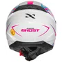 Capacete Fechado Norisk Razor Ghost Branco Rosa
