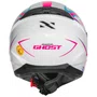 Capacete Fechado Norisk Razor Ghost Branco Rosa