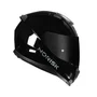 Capacete Fechado Norisk Razor Monocolor Preto Brilho