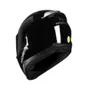 Capacete Fechado Norisk Razor Monocolor Preto Brilho