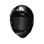 Capacete Fechado Norisk Razor Monocolor Preto Brilho