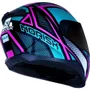 Capacete Fechado Norisk Razor Ninja Preto Pink Azul
