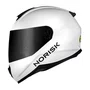 Capacete Fechado Norisk Razor Solid Monocolor Branco