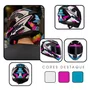 Capacete Fechado Norisk Razor Speedmax Branco Rosa