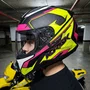 Capacete Fechado Norisk Razor Speedmax Fosco Amarelo Original