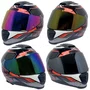 Capacete Fechado Norisk Razor Speedmax Preto Cinza Laranja