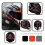 Capacete Fechado Norisk Razor Speedmax Preto Cinza Laranja