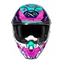Capacete Fechado Norisk Rock Com Oculos Solar Butterfly Rosa