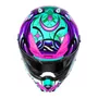 Capacete Fechado Norisk Rock Com Oculos Solar Butterfly Rosa