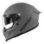 Capacete Fechado Norisk Rock Com Oculos Solar Monocolor Cinza Fosco