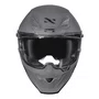 Capacete Fechado Norisk Rock Com Oculos Solar Monocolor Cinza Fosco