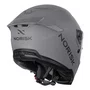 Capacete Fechado Norisk Rock Com Oculos Solar Monocolor Cinza Fosco