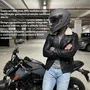 Capacete Fechado Norisk Rock Com Oculos Solar Monocolor Cinza Fosco