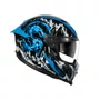 Capacete Fechado Norisk Rock Com Oculos Solar Mortal Kombat Sub Zero
