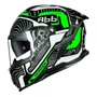Capacete Fechado Norisk Strada 2 Fusion Branco Preto