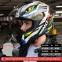 Capacete Fechado Norisk Strada 2 Reptel Vermelho Azul