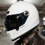 Capacete Fechado Norisk V8 Monocolor Branco