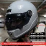 Capacete Fechado Norisk V8 Monocolor Nardo Cinza