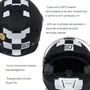 Capacete Fechado Origine Dinamo Contest Branco Preto Fosco