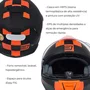 Capacete Fechado Origine Dinamo Contest Laranja Preto Fosco
