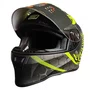 Capacete Fechado Origine Dinamo Fighter Amarelo Preto Fosco