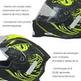Capacete Fechado Origine Dinamo Fighter Amarelo Preto Fosco