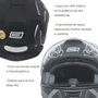 Capacete Fechado Origine Dinamo Fighter Titanium Preto Fosco