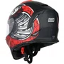 Capacete Fechado Origine Dinamo Fighter Vermelho Preto Fosco