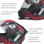 Capacete Fechado Origine Dinamo Fighter Vermelho Preto Fosco