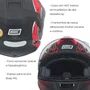 Capacete Fechado Origine Dinamo Fighter Vermelho Preto Fosco