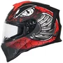 Capacete Fechado Origine Dinamo Fighter Vermelho Preto Fosco