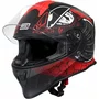 Capacete Fechado Origine Dinamo Fighter Vermelho Preto Fosco
