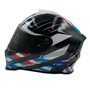 Capacete Fechado Origine Dinamo Foolish Branco Preto Brilho