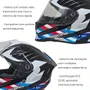 Capacete Fechado Origine Dinamo Foolish Branco Preto Brilho