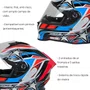 Capacete Fechado Origine Dinamo Star Revolution Vermelho Preto