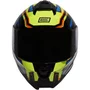 Capacete Fechado Origine Dinamo SZ Lirik Amarelo Azul Brilho