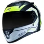Capacete Fechado Race Tech Sector Exilio Fosco Preto Amarelo