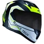 Capacete Fechado Race Tech Sector Exilio Fosco Preto Amarelo