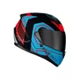 Capacete Fechado Race Tech Sector Exilio Preto Azul Vermelho